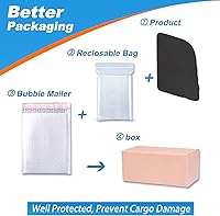 Vista 4 de Cubierta de gancho de remolque para parachoques delantero, tapa de ojo de remolque para Nissan Sentra 2016 2017 2018 2019 622A03YU0H 622A0-3YU0H