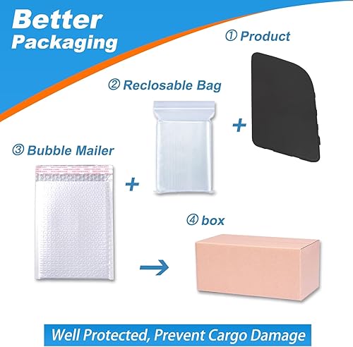 Miniatura 4 de Cubierta de gancho de remolque para parachoques delantero, tapa de ojo de remolque para Nissan Sentra 2016 2017 2018 2019 622A03YU0H 622A0-3YU0H