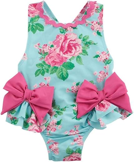 Mud Pie Rose Bow Swimsuit