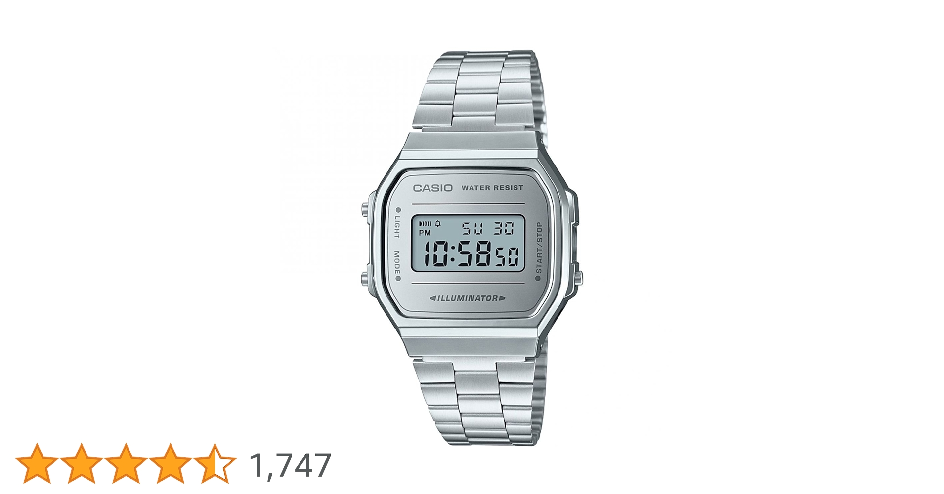 CASIO デジタル腕時計 シルバー　W-780 CASIO デジタル腕時計 シルバー W-780 Gents Vintage CASIO W