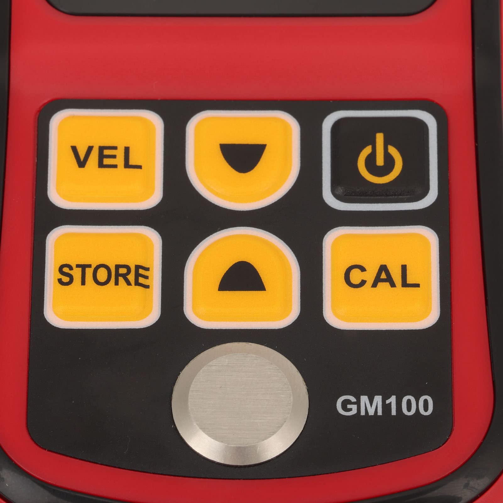 Aramox Medidor de Espesor Ultrasónico, Medidor de Espesor Digital de 5 MHz con LCD de 4 Dígitos, Rango de 1,2 a 225 Mm, Ajuste de Velocidad del Sonido, Almacenamiento de Datos, para Inspección de