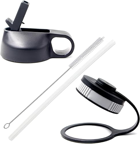 Miniatura 4 de Botella de agua de béisbol de 18 onzas, vaso de viaje de metal con 2 tapas, botellas de agua de doble pared de acero inoxidable 188 con aislamiento