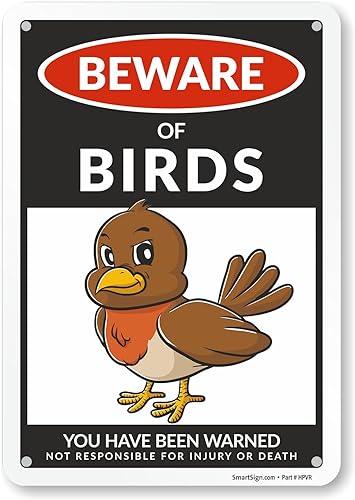 Miniatura 49 de SmartSign Divertido letrero de advertencia con texto en inglés «Beware Of Guinea Pigs – 10 x 7 pulgadas, aluminio laminado libre de óxido de 40 mil