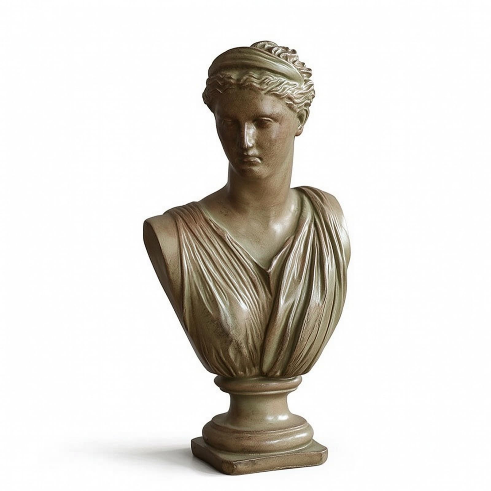Baoblaze Escultura Decorativa Silencio Rostro Estatuilla Figura Ornamento en Resina Sintética con Textura Refinada Que Refleja la Luz y Base Estable, Style to 1