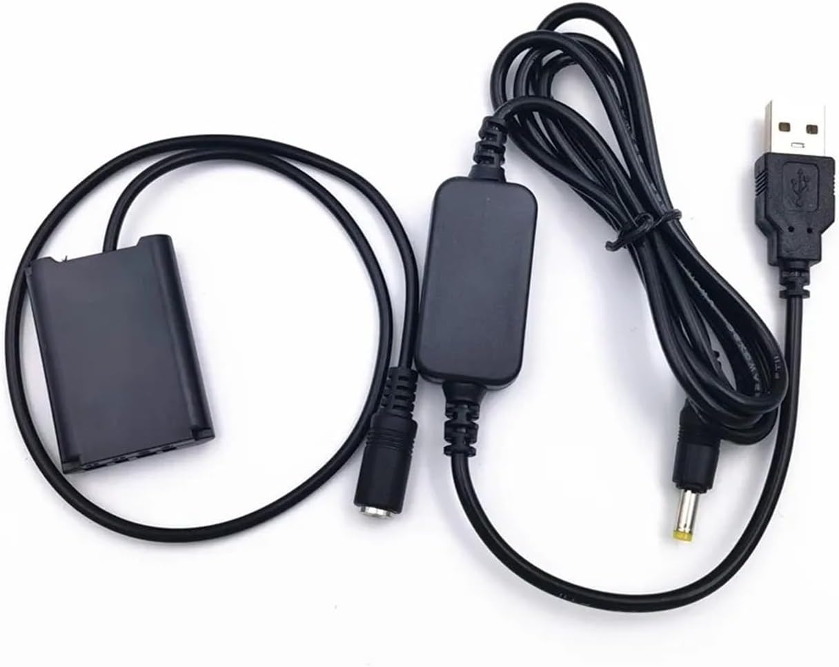 USBケーブル AC-LS5 5V-4.2Vアダプター + DK-X1 DCカプラー