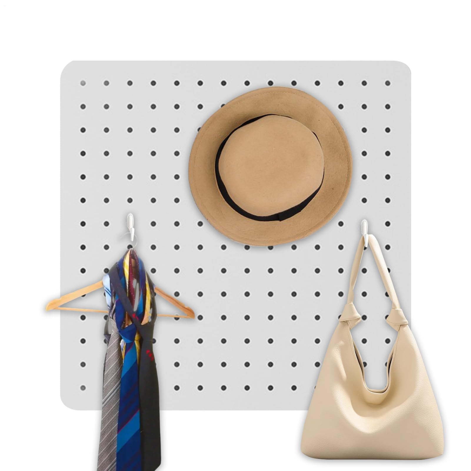 Pannello Forato Organizer Pannelli Organizzatore Parete Ufficio Casa | Accessorio Decorativo per Attrezzi Cancelleria Oggetti Quotidiani