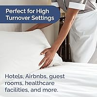 Vista 363 de Sábana encimera de bolsillo profundo, más suave que el algodón egipcio, 1 sábana encimera para colchón tamaño Queen