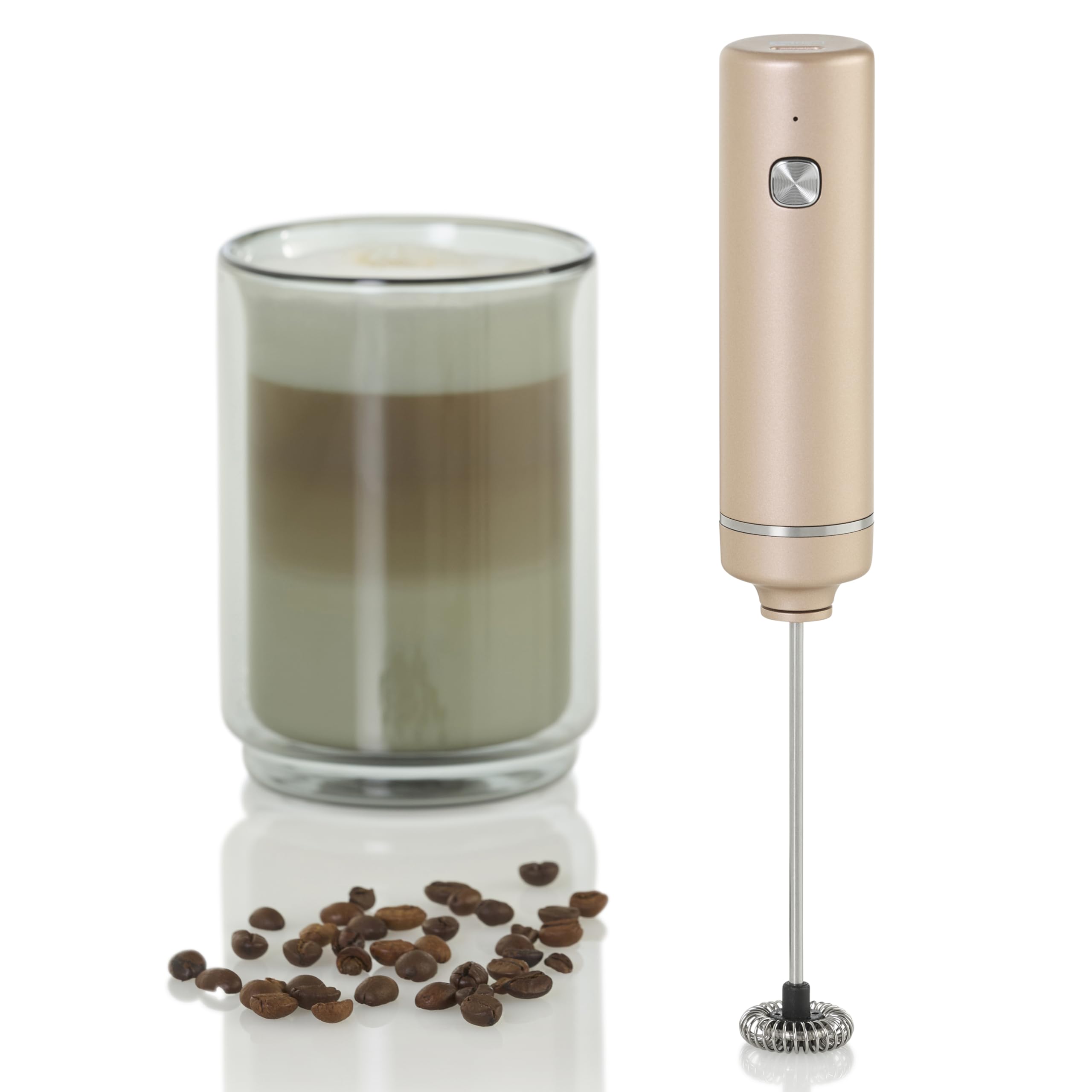 AdHoc Moro Rechargeable Electric Milk Frother, Powerful One Touch Handheld Milk Foamer/Sauce Frother/Drink Mixer - Image 3