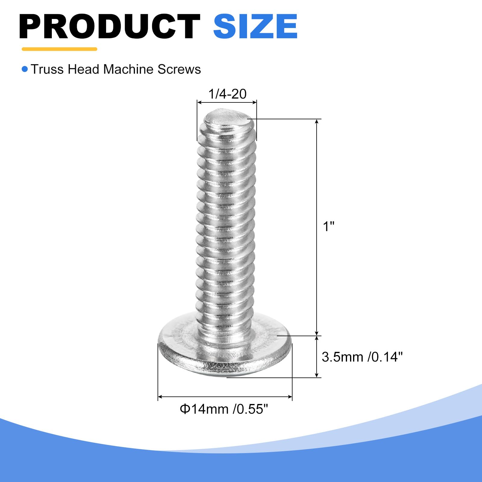 QUARKZMAN 15 Stück Phillips Schrauben M8x30mm - Edelstahl Linsenkopfschrauben Mit Schwarzoxid Finish