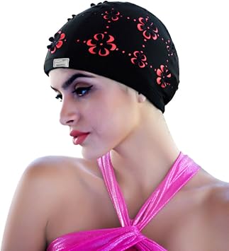 MioCloth Vintage Swim Cap Floral Petal 
