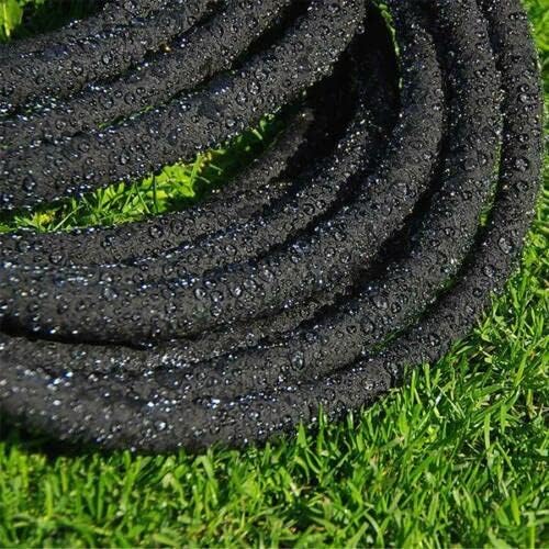 15M Porous Soaker Hose  Garden Drip Soaking Hose  Comes with Connectors  Easy to Use Plant Watering Device  Permeable Irrigation Hosepipe  Automatic Gardening Hedge Lawn Irrigator System