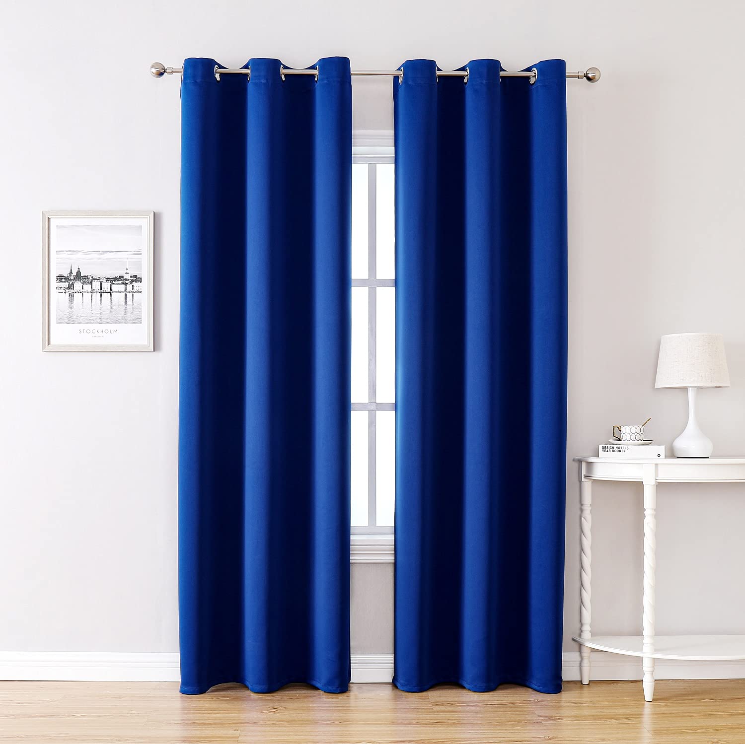 ChrisDowa Blackout Curtains for Bedroom and Living Room 84 Inches Long