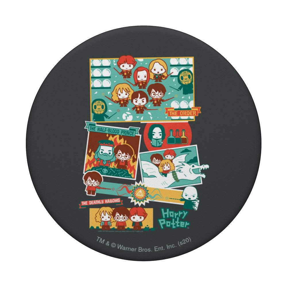 Harry Potter Story Telling Charms PopSockets Swappable PopGrip, Black - Image 3