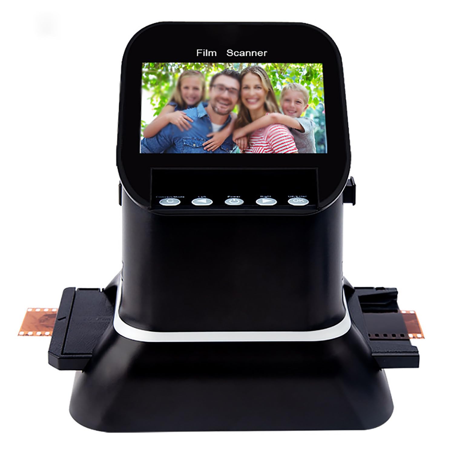 Azcabjie No Driver Required 22MP High Res Negative Slide Scanner with Large 4.3" LCD,Convert 35mm 135 120 126 127 Analog Film to Digital JPEG,for Vintage Photo Archiving & Collection
