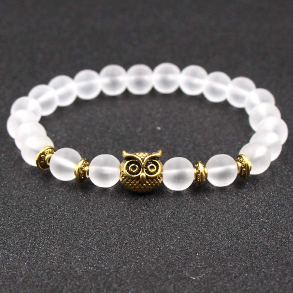Bracciale Donne 7 Chakra In Pietre Naturali Smerigliate - Elastico, Moda Boho, Regalo Per Mamma E Amica