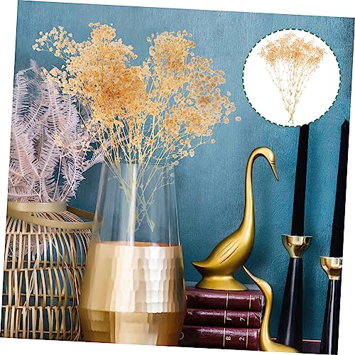Ramo decorativo de gypsophila seca blanca 40g miniatura 2