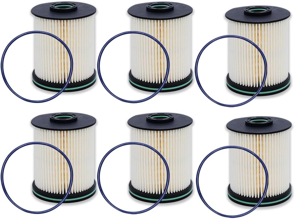 6PCS TP1015 23304096 Fuel Filter Compatible With 6.6L Duramax Diesel 2017-2024 Chevy Silverado/GMC Sierra 2500HD 3500HD, 2014-2019 Chevy Cruze Replaces 22937279, 23456595