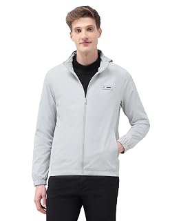 U.S. Polo Assn. Mens Transitional Jacket With Conceled Hood Full Sleeve Jackets (USJCKS032_ME. GREY_XXL)