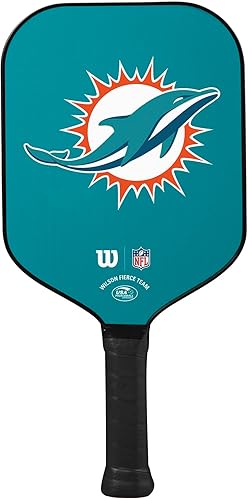 Miniatura 27 de Wilson NFL Collection - Palas de pickleball Fierce Team, tamaño de agarre 2-4 1/4 pulgadas