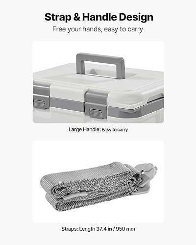 Miniatura 5 de VEVOR Portable Cooler,Hard Cooler with Ice Retention, Heavy-Duty Handles and Strap, Lightweight Rigid Material Insulated Portable Cooler, Suitable