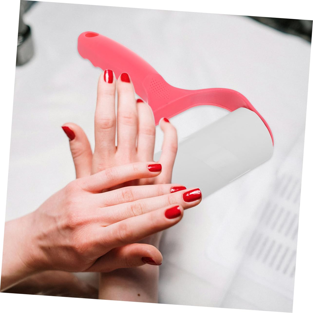 Ipetboom 3pcs Nail Art Cleaning Roller Kit Efficient Nail Pattern Removal Tool with Smooth Roller Design for Quick Oil Elimination Versatile Manicure Accessory