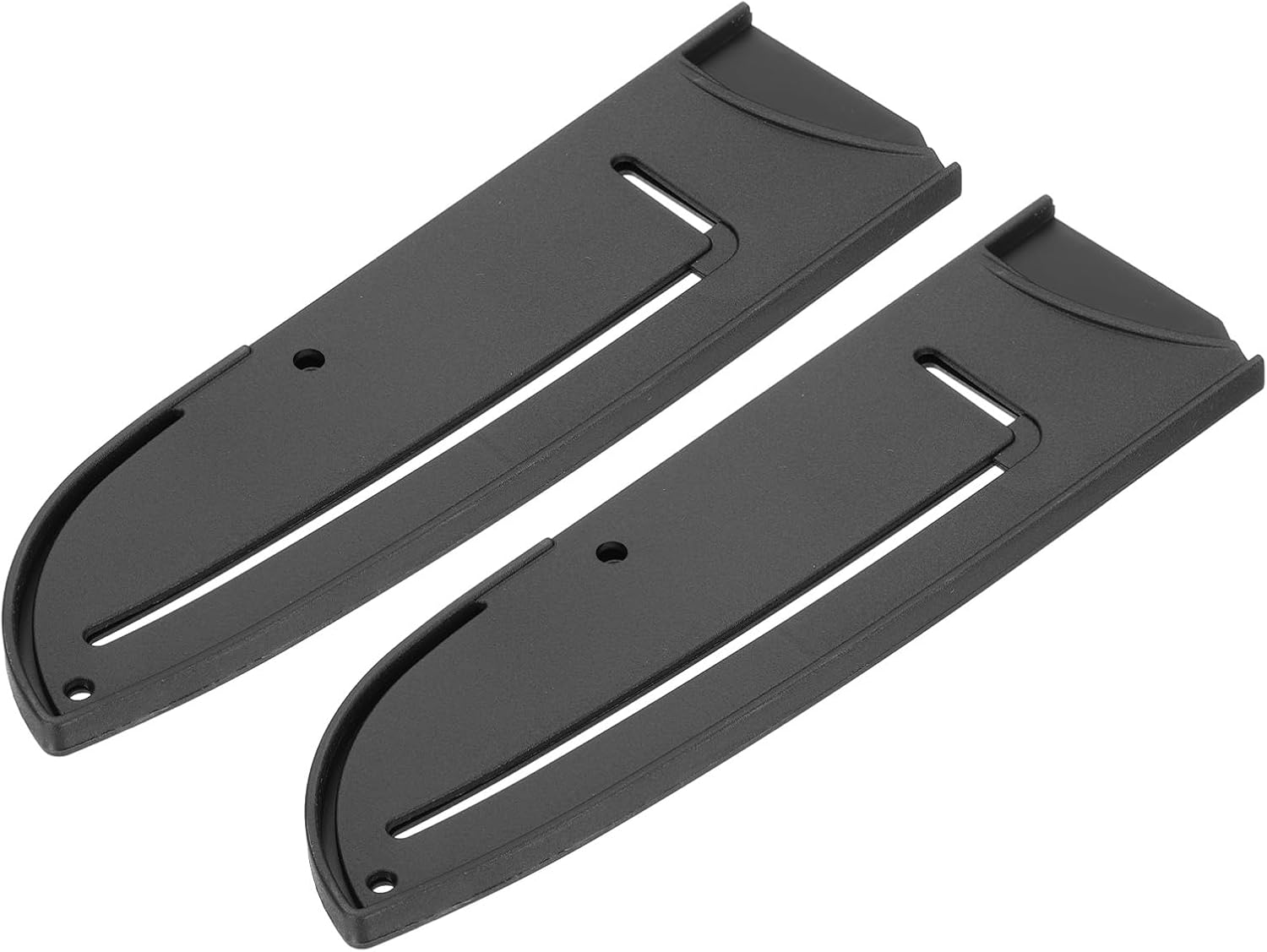 PATIKIL 2Pcs PP Universal Knife Cover, Knife Protector Sleeve for 7" Santoku Knife Blade Guard for Kitchen, Dining Room, Black