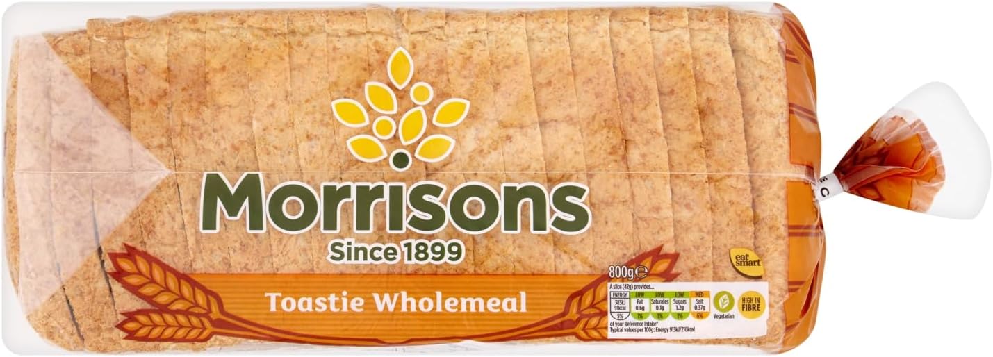 Morrisons Wholemeal Toastie 800g