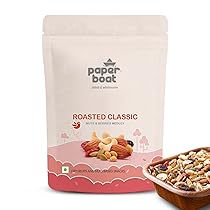 Paper Boat Classic Roasted Nuts, Seeds & Berries Medley, Trail Mix I Almonds I Cashews I RaisinsI Mix Seeds Pouch (200 g)
