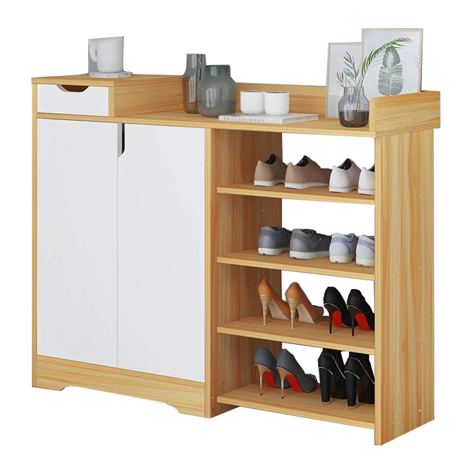Amazon.com: ZEELYDE Shoe Rack,Storage Withdoor Drawer