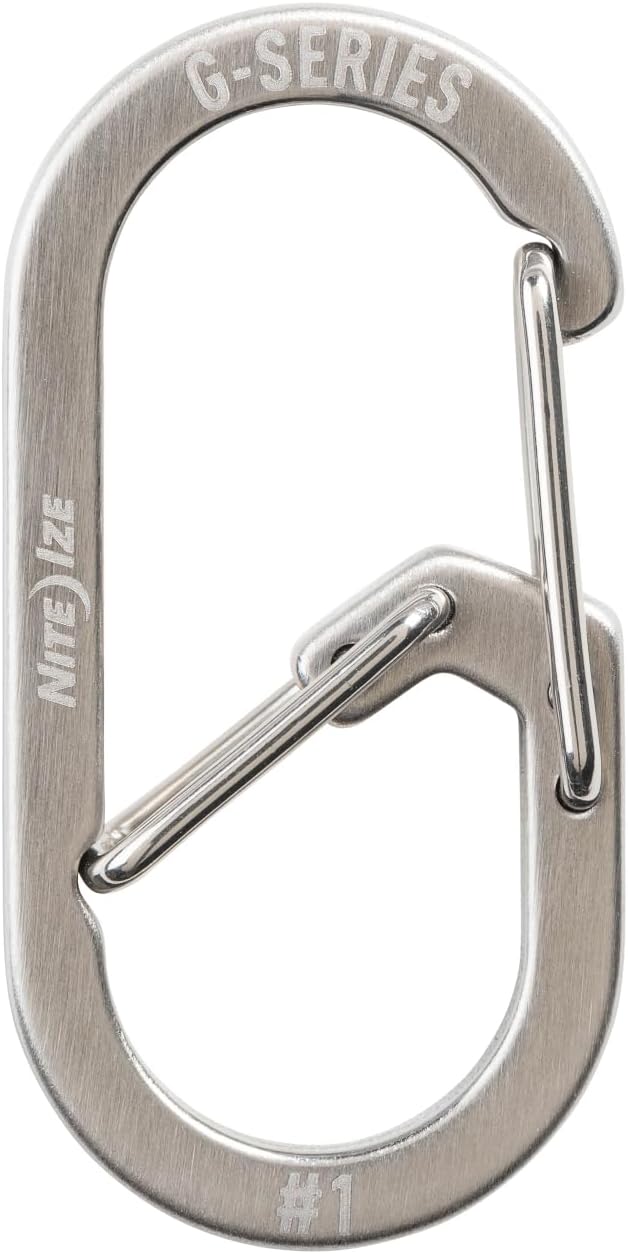 NITEIZE G Carabiner #1, Pack of 2