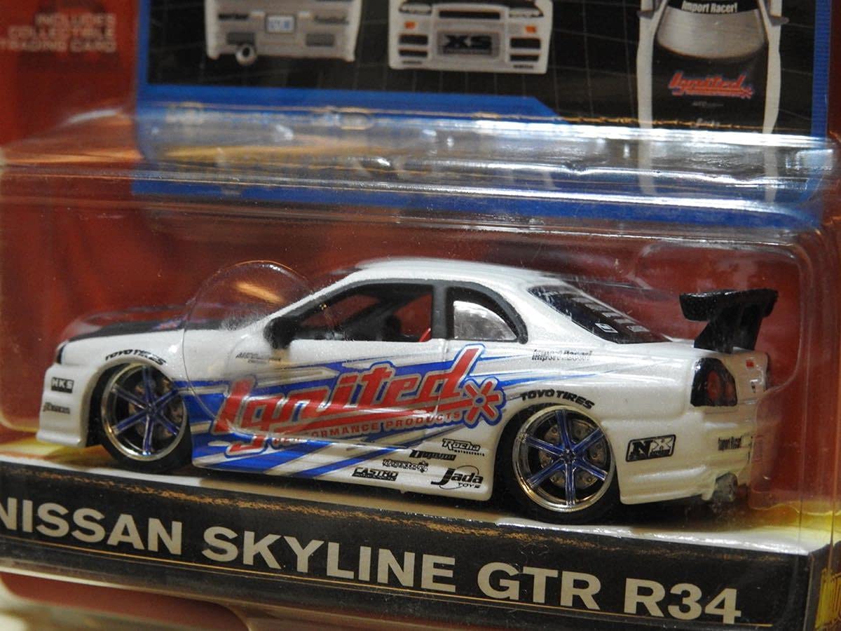 Amazon.co.jp: JADA Toys 1/64 Import Racer! Nissan Skyline GT-R R34