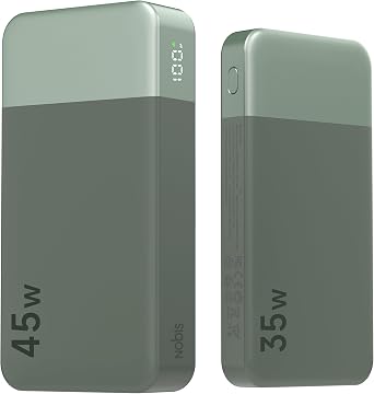 NOBIS Portable Charger, 45W 20000mAh Power Bank and 35W 10000mAh Power Bank