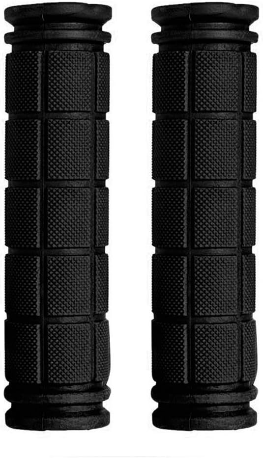 Cute StarHandlebar Grips, 4.7inch/12cm Rubber Hand bar End Grip for MTB BMX Road Mountain Bike Bicycle Scooter, Black