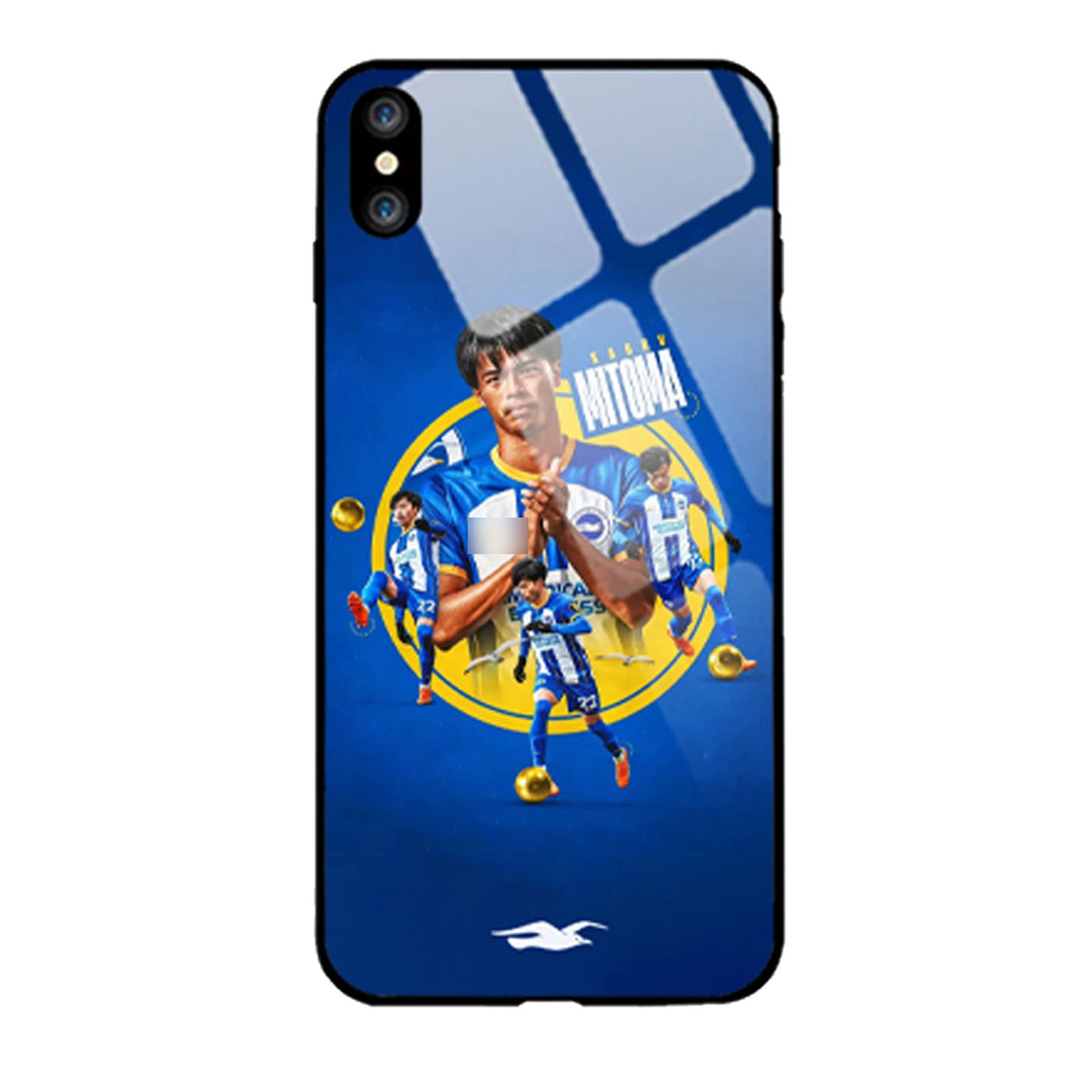 Amazon.co.jp: BANGXIONG 三笘薫 周辺 iPhone 背番号 22番 携帯