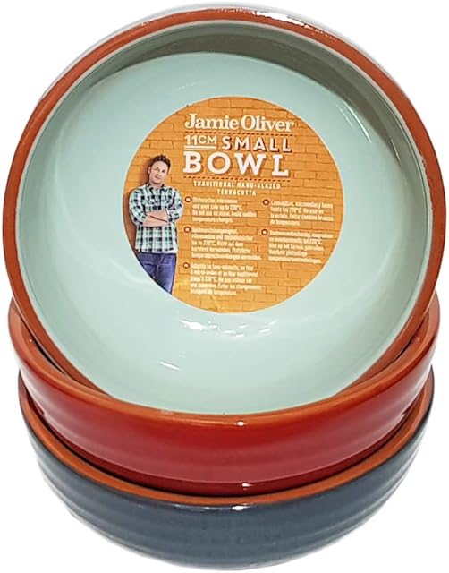 JAMIE OLIVER Snack & Dip Bowls Set of 3 Tapas Dipping Dishes