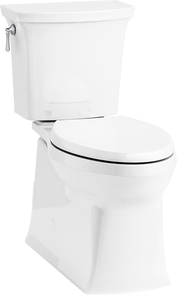 KOHLER 38140 Corbelle Comfort Height(R) elongated 1.28 gpf toilet with