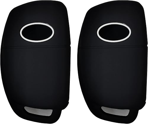 Vista 24 de Funda de goma de silicona para llavero compatible con Hyundai Elantra Elantra GT Ioniq Sonata Tucson SY5MDFNA433 2016-2021, no es para llaves