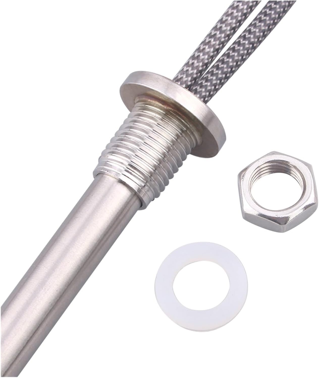 fengpeng 12V Cartridge Heater DC Water M14 Thread Heating Rod SUS304 Electric Tubular Element 50W/100W(12V 100W)