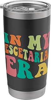 Funny Fish Diet Design for a Pescetarian Stainless Steel Insulated Tumbler