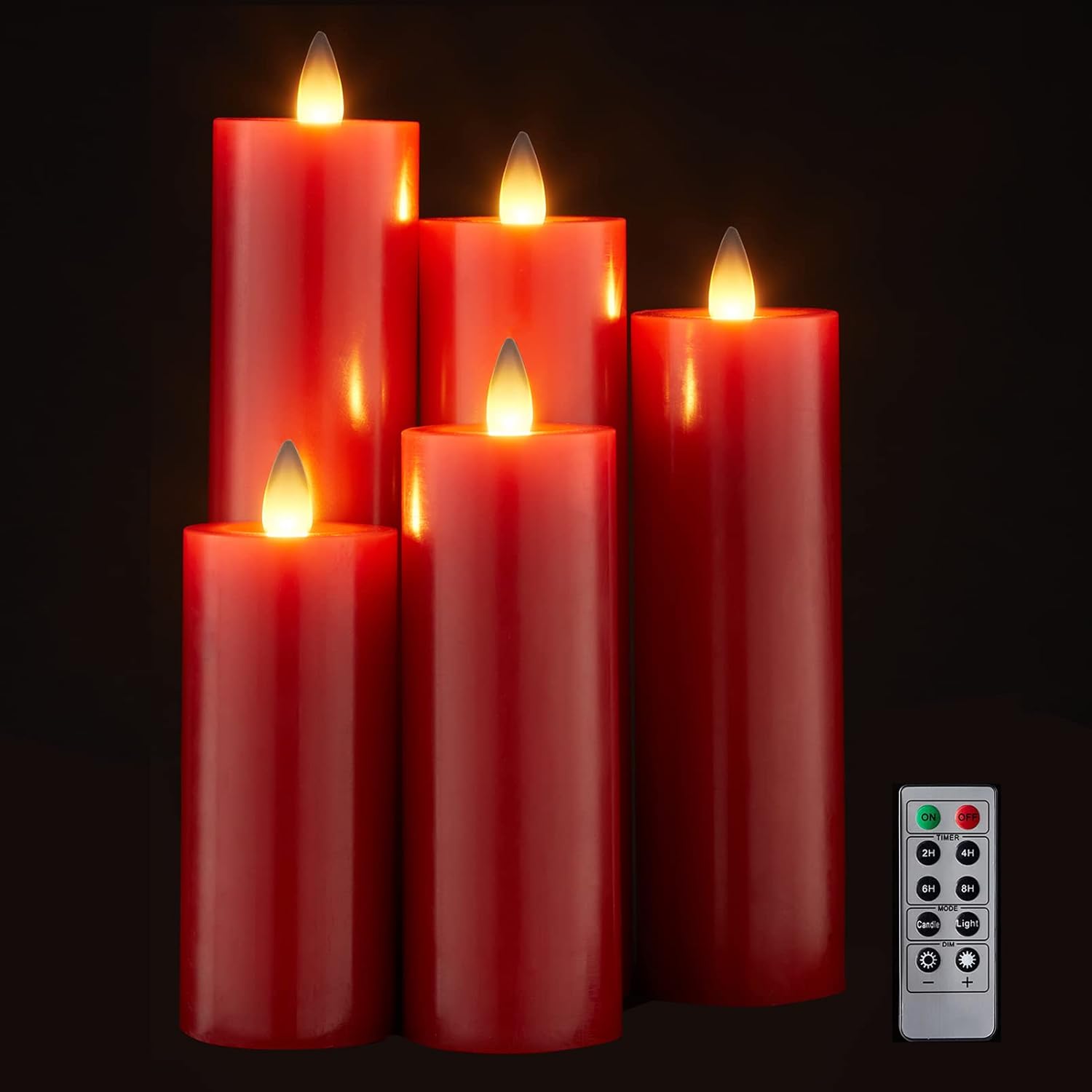 CozierGlow Wax Flameless Votive Candles Flickering with