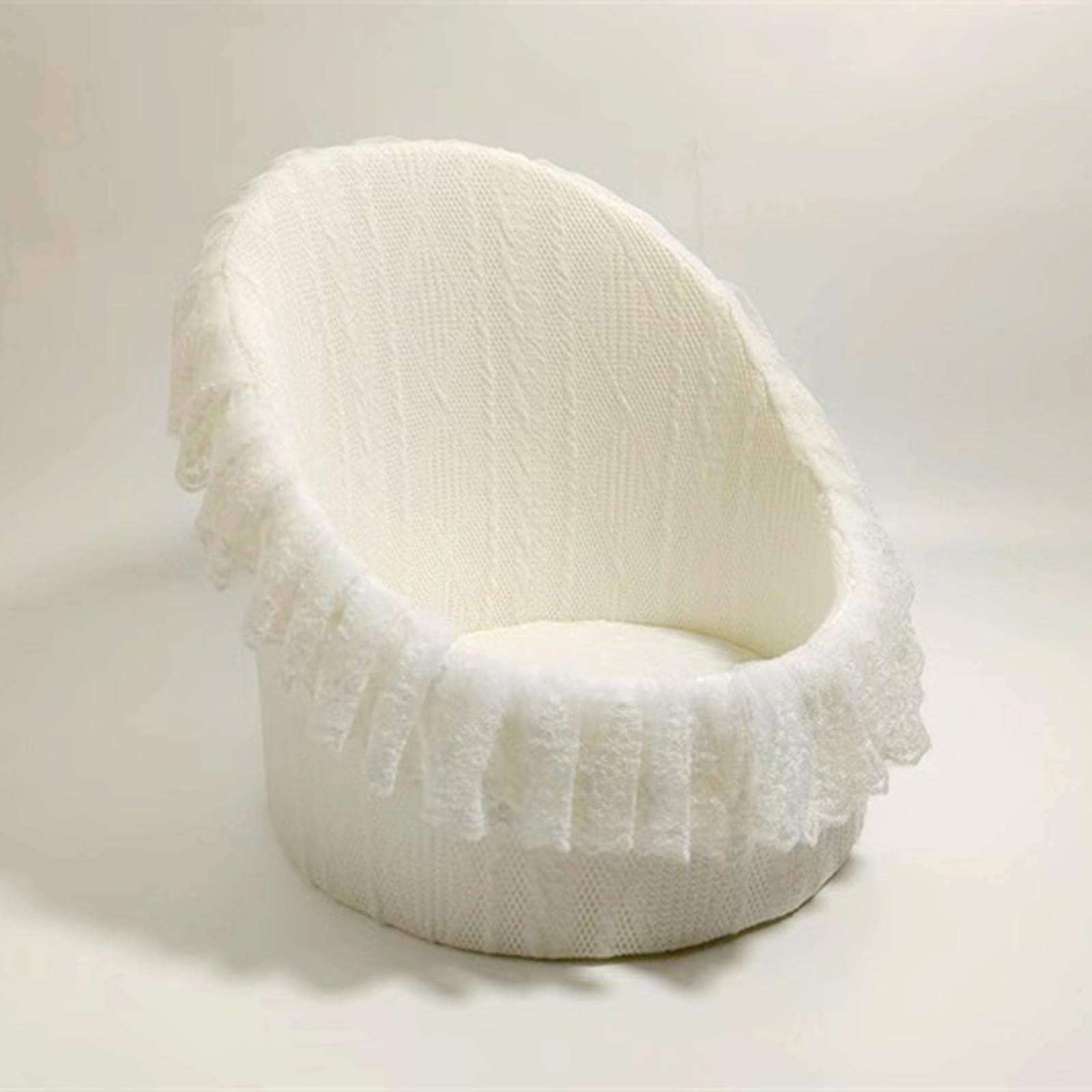 Milageto Accesorios de fotografía Silla de Tiro para recién Nacido, Accesorios de sofá pequeño, Silla para sesión de Fotos de cumpleaños de bebé, C