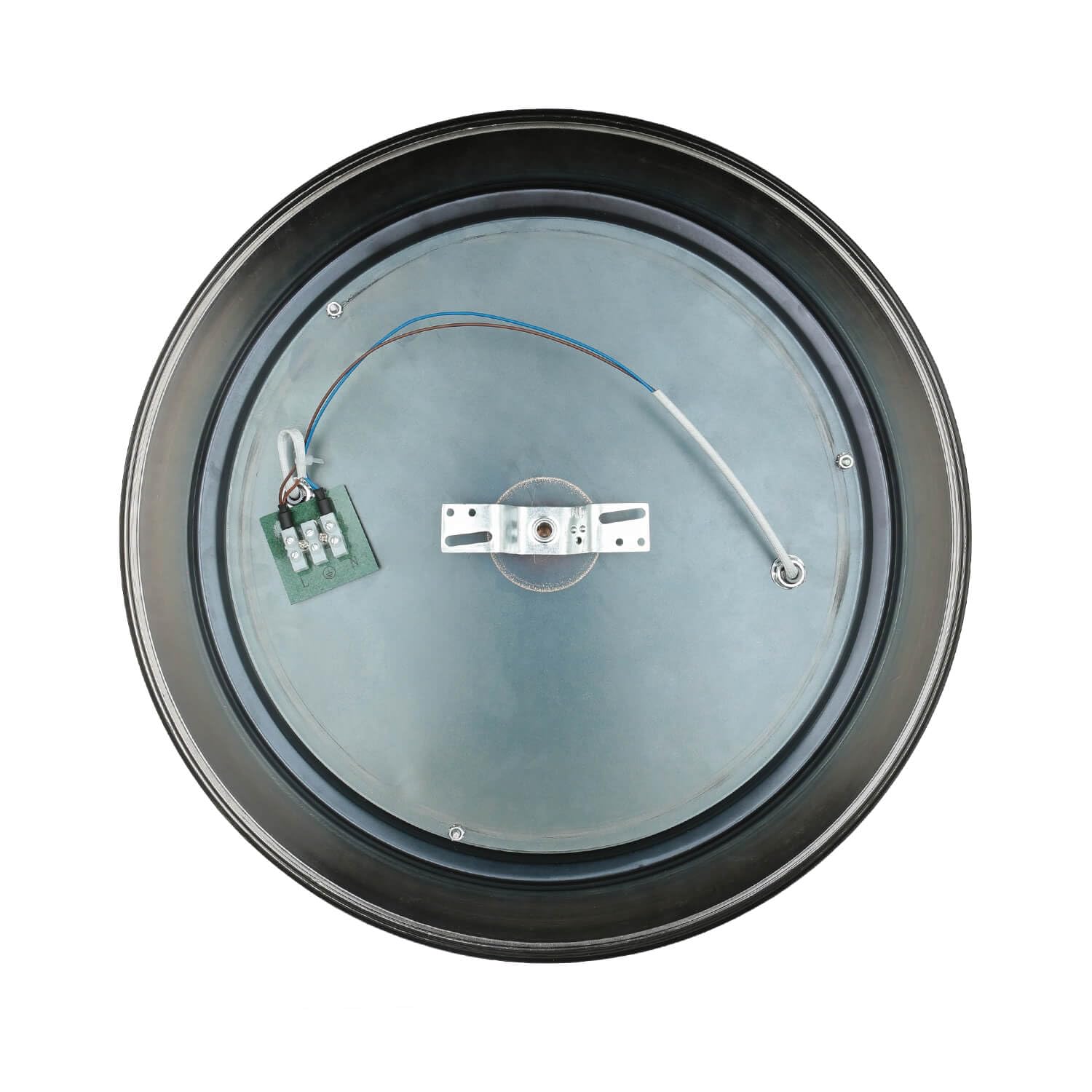 Licht-Erlebnisse Lampada da bagno a soffitto Ø 35 cm rotonda H: 14,5 cm IP44 in ottone anticato per 2x E27 plafoniera bagno lampada da soffitto bagno