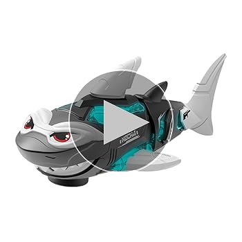 Amazon.co.jp: サメのお風呂のおもちゃ |インタラクティブなサメ