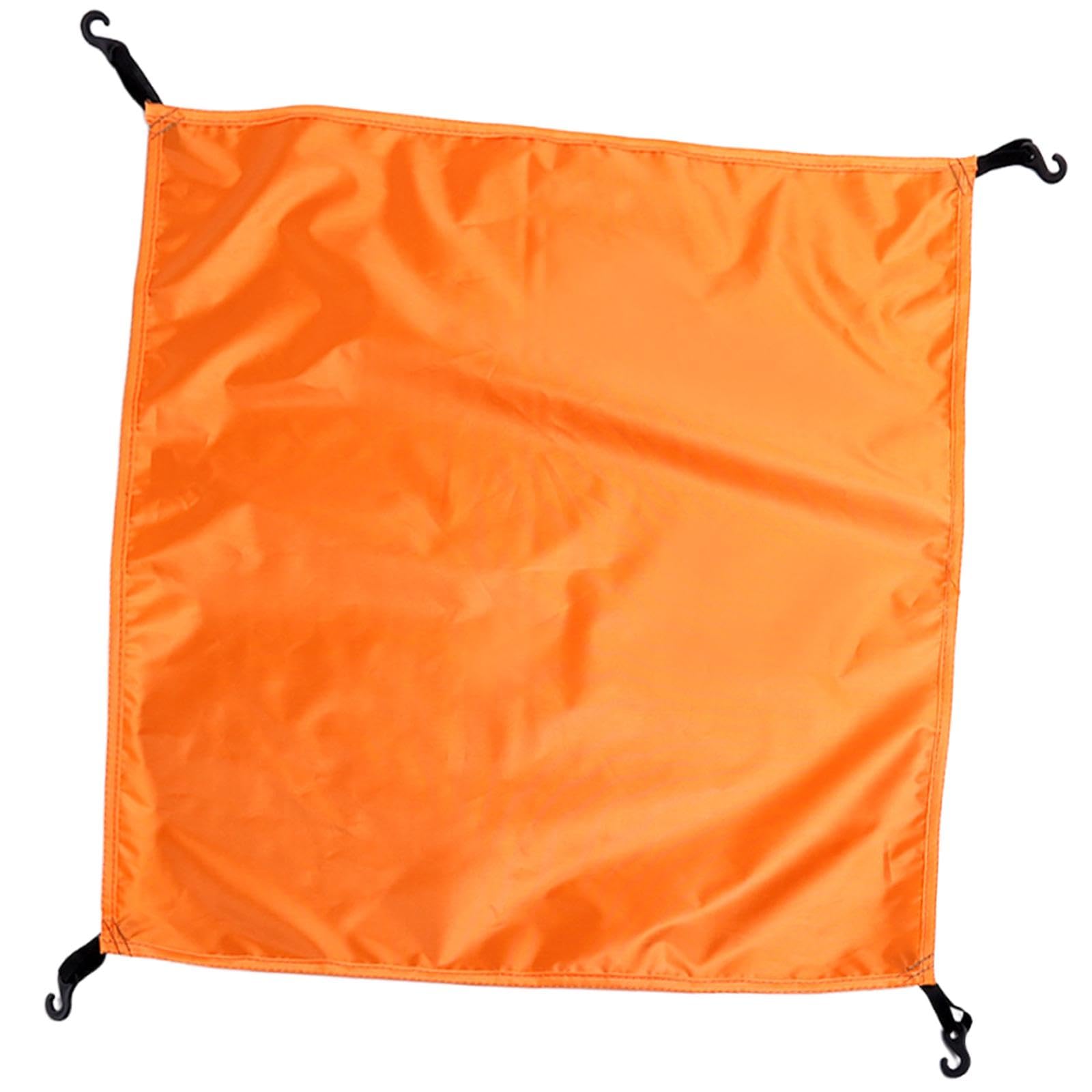 MERISHOPP Tent Top Cover 22 x 22 inch Portable Rainfly for Outdoor Backpacking Camping Orange | Camping Gear | Heavy-Duty Tent Stakes & Guy Lines Set-image-34
