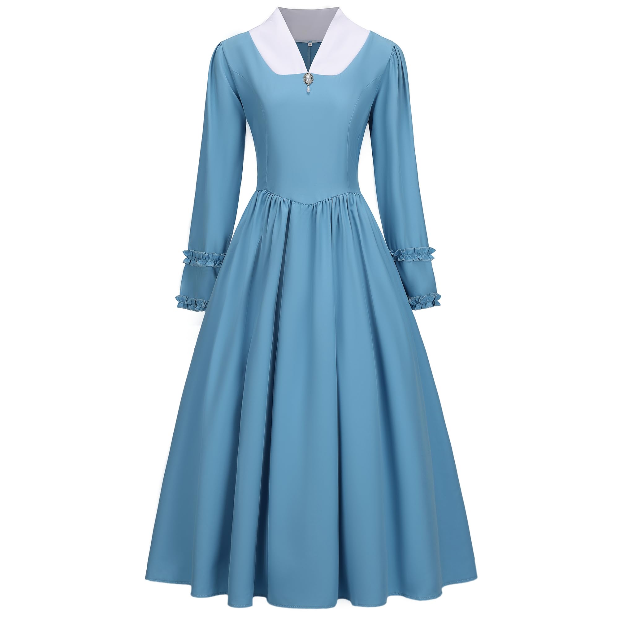 Snapklik.com : Colonial Dress For Women Modest Prairie Colonial Dress Civil  War Dresses Pioneer Costume Dresses
