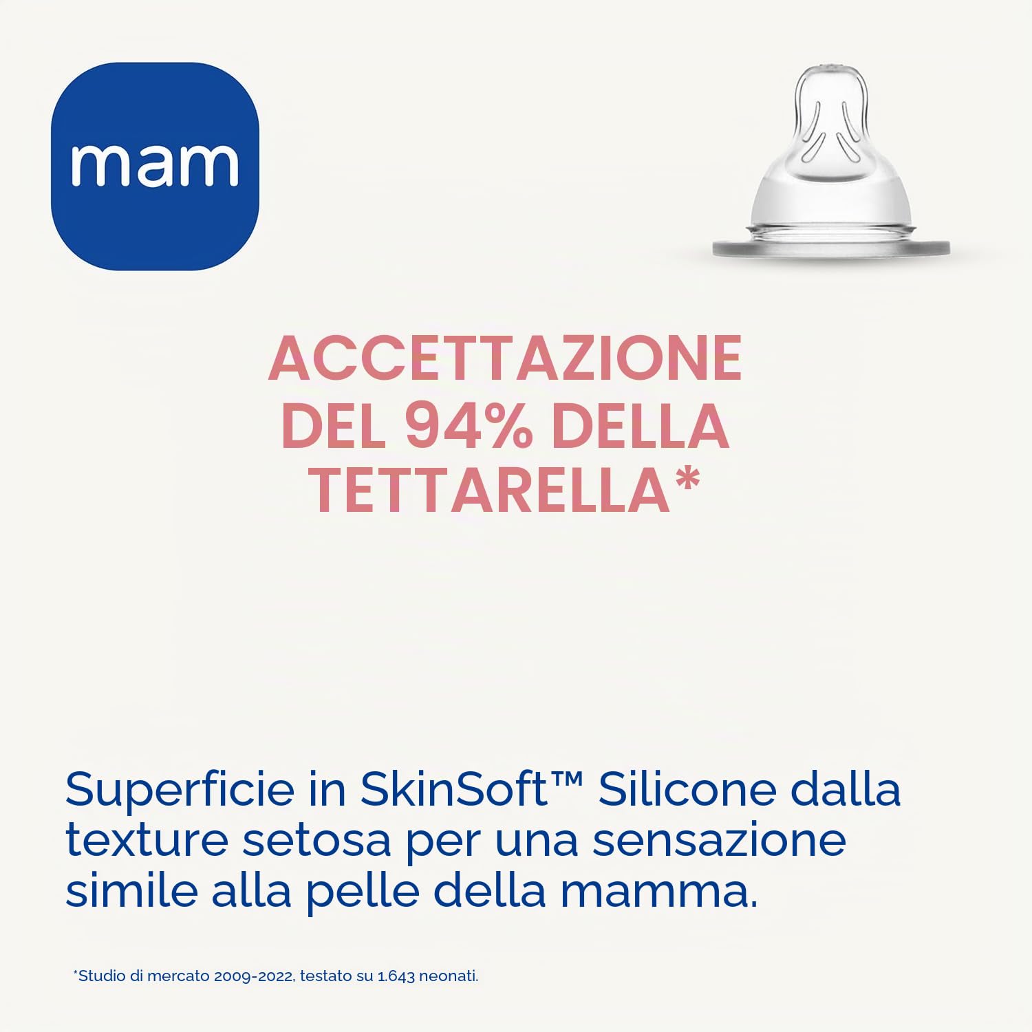 Istruzioni in Lingua Straniera - Mam Skinsofttm - Tettarella in Silicone Ultra Morbida, per Bambini a Partire da 0 Mesi, Colore Bianco, N. 0 Flusso Molto Lento, 2 Pezzi
