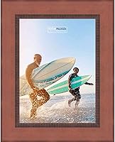 Vista 4 de Poster Palooza 20x28 Traditional Honey Pecan Complete Wood Picture Frame with UV Acrylic Plexiglass, Foam Board Backing & Hardware Included