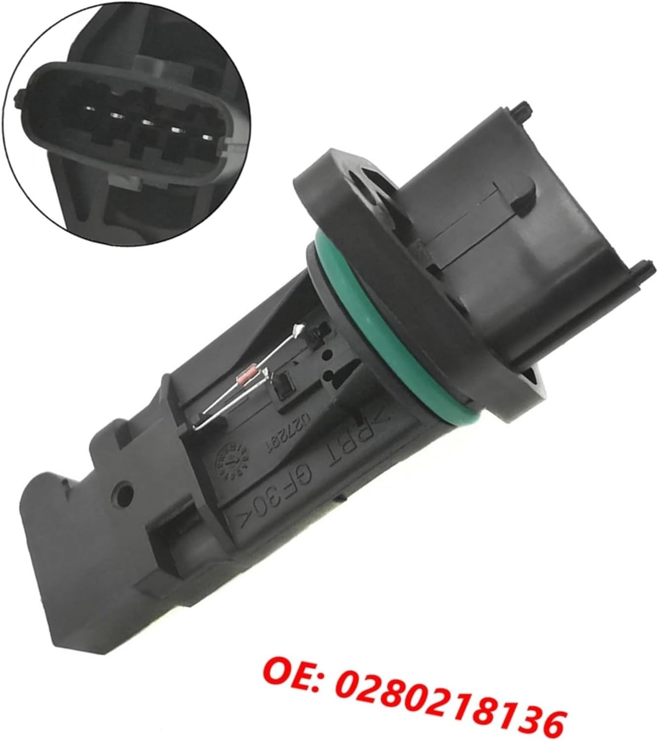 For MAF Mass Air Flow Replace for 0280218136 12580977 0 280 218 136 Air Meter Mount Base