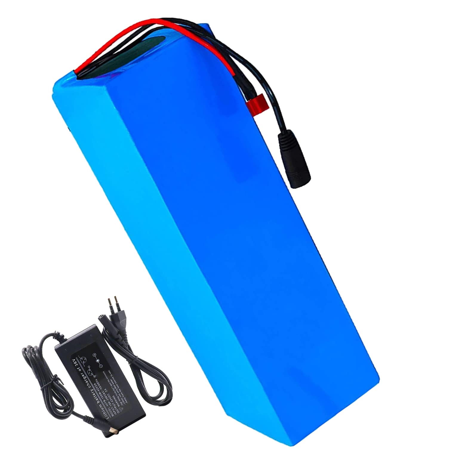 48V 7.5Ah E-Bike Battery 7500mAh Lithium-Ion Battery Rechargeable Electric Bike Battery Pack with Charger for 250W 360W Electric Scooter Motor