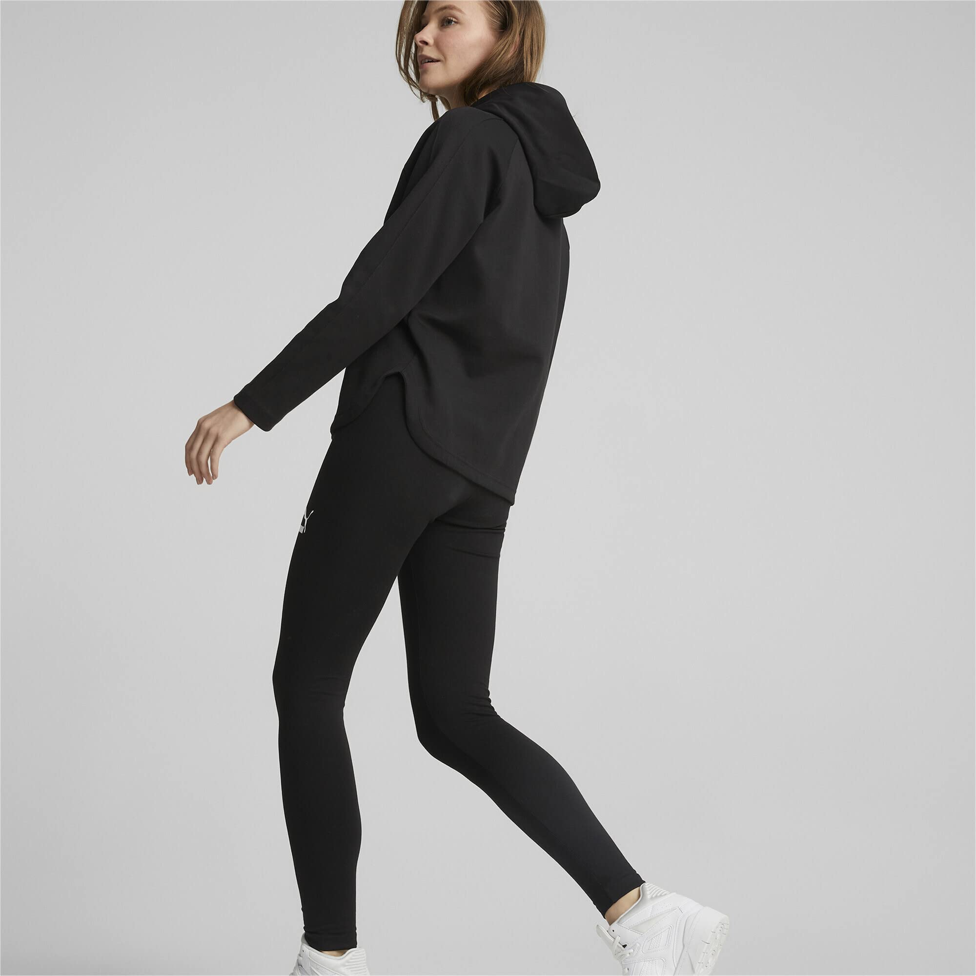 PUMA Classics High Waist Legginsy - Siatki Kobiety